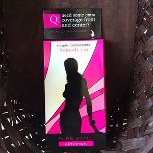 By Pure Style Girlfriends pair of Smooth Them Nipple Concealers Silicone